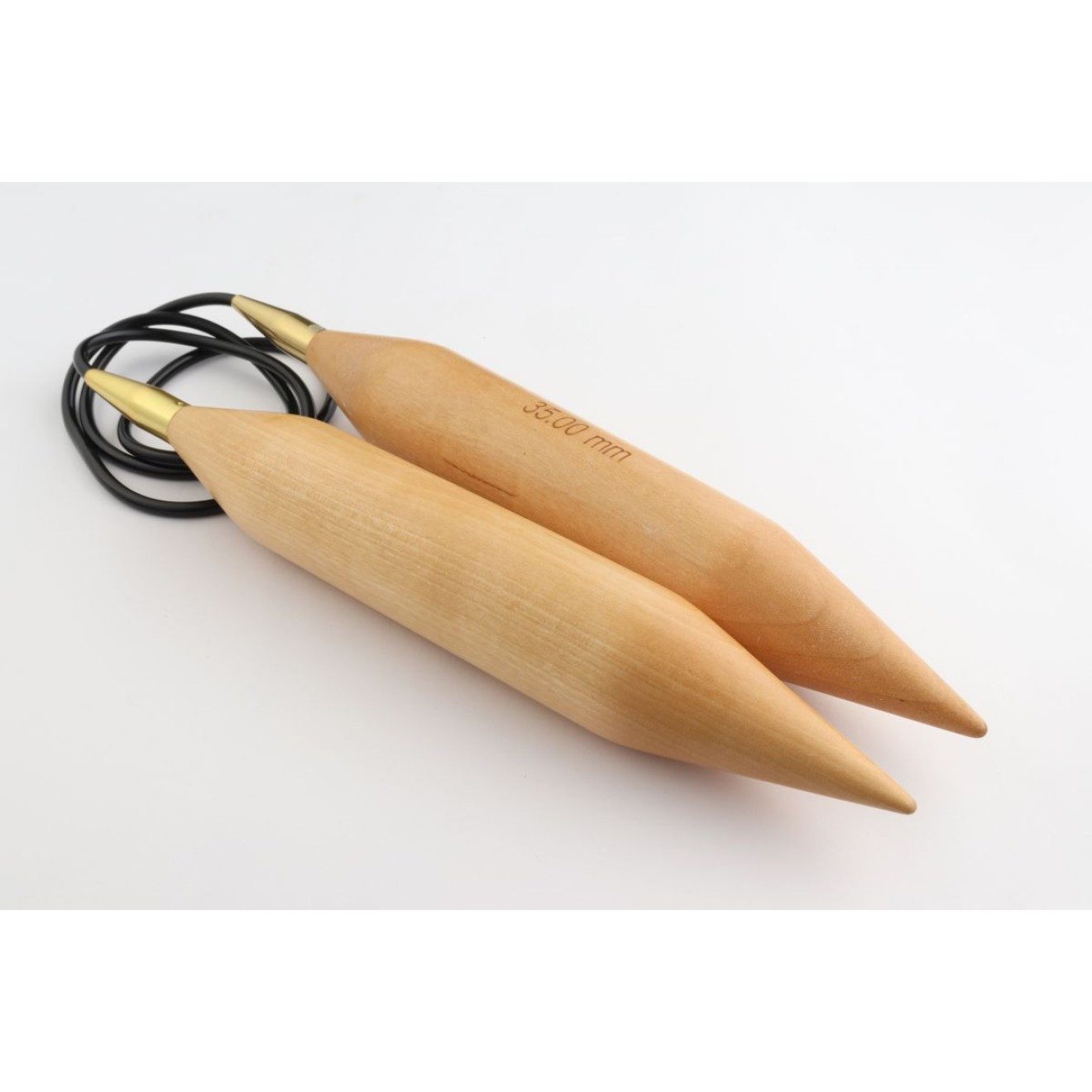 KnitPro Rundstricknadeln JUMBO Birch 35,00 mm 120 cm 1 Stück