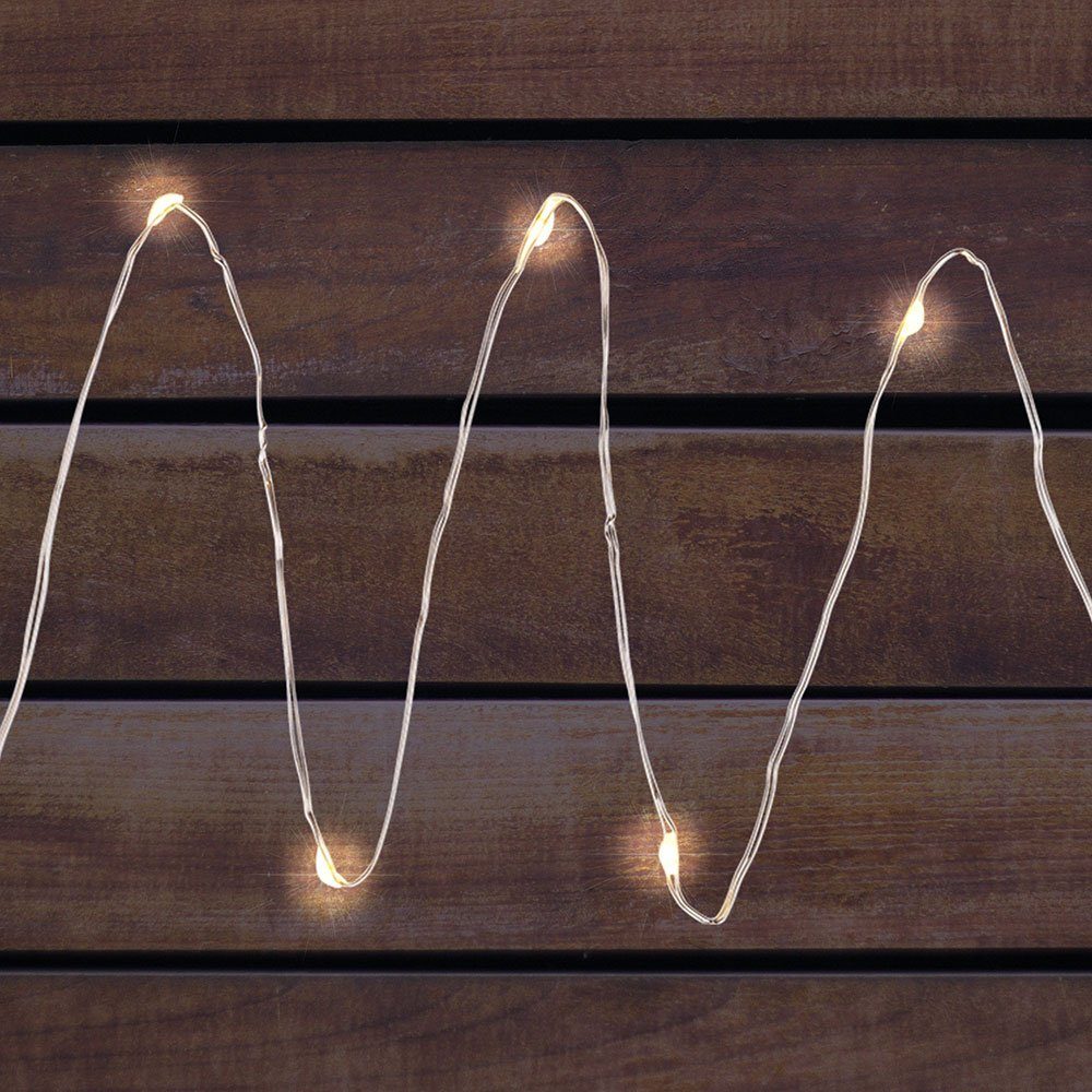 etc-shop LED Dekolicht, Leuchtmittel inklusive, Warmweiß, Lichterkette Fernbedienung Weihnachtsdeko Garten | Leuchtfiguren