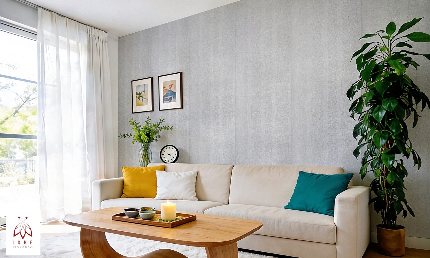 IKHEMalarka Wandpaneel Selbstklebende Flexible Schaum-Wandverkleidung 1,8 m², BxL: 60x300 cm, 1,8 qm, (1 Rolle = 1,8 m², 300x60cm) Schall- und wärmeisolierend,  – Bild 2 von 5