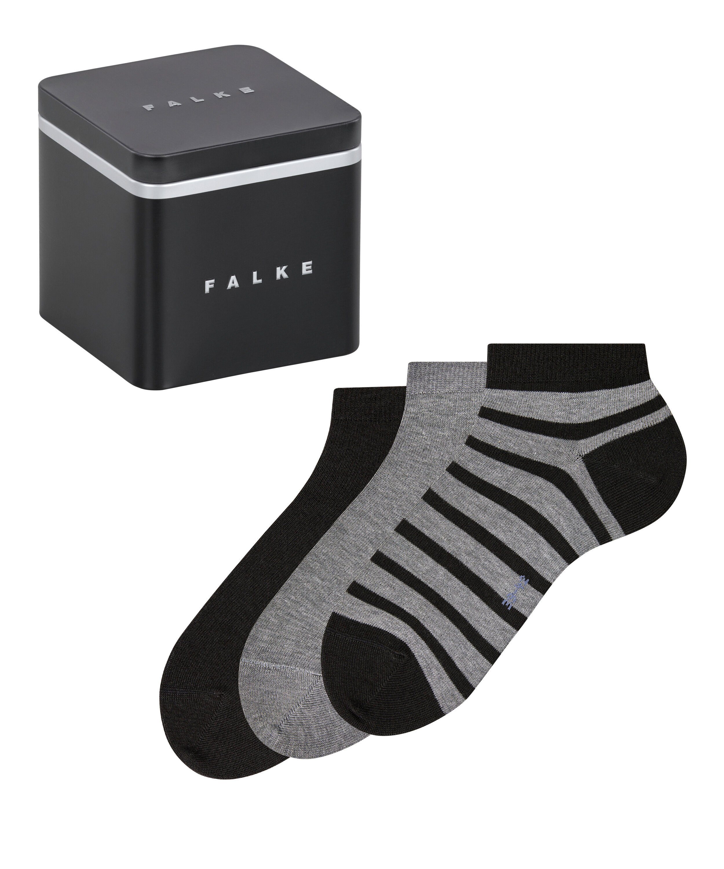 FALKE Sneakersocken Happy Box 3-Pack (3-Paar) mit Geschenkverpackung sortiment (0010)