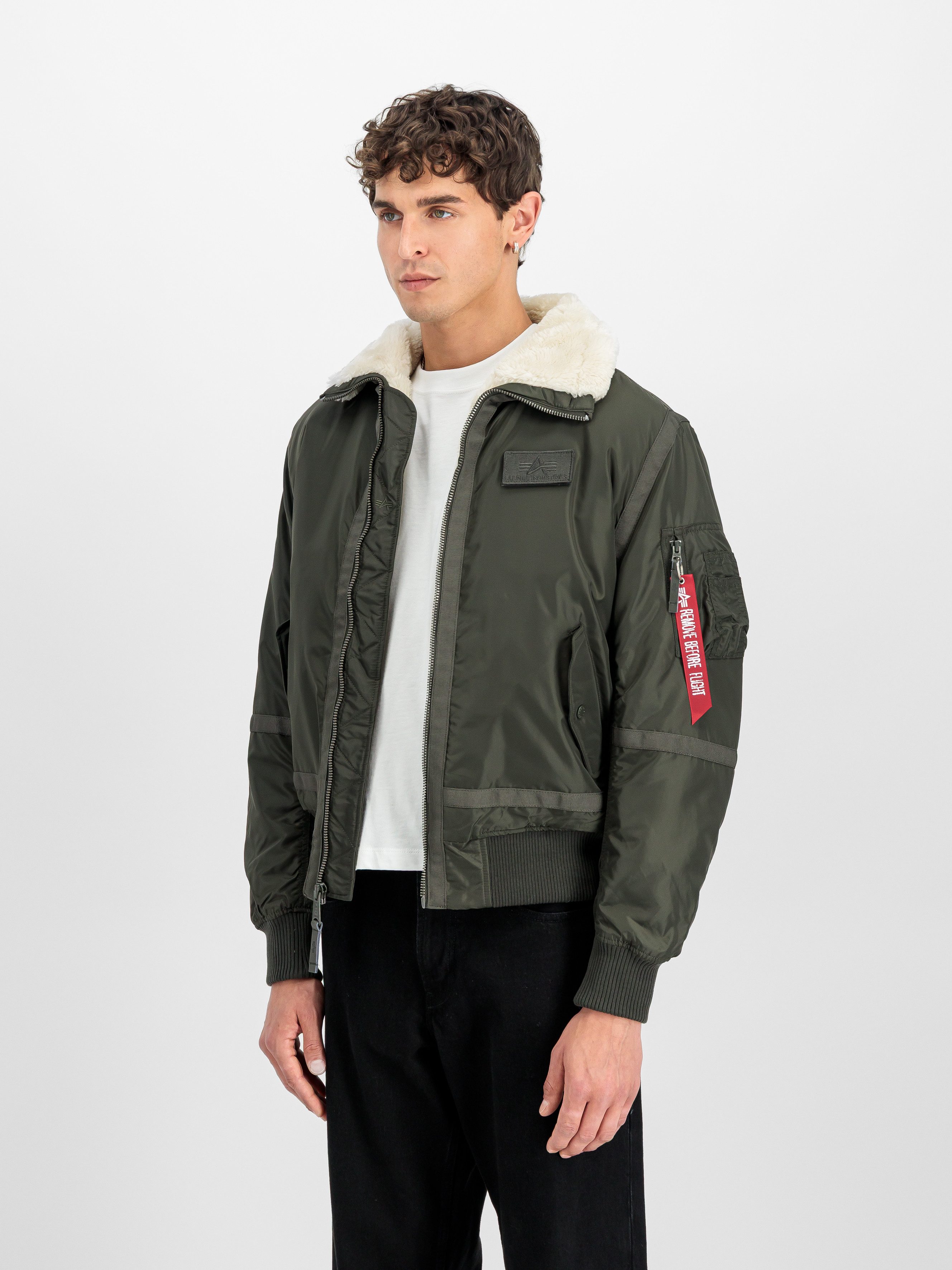 Alpha Industries Bomberjacke B15-3 TT Kunstfaser, regular fit