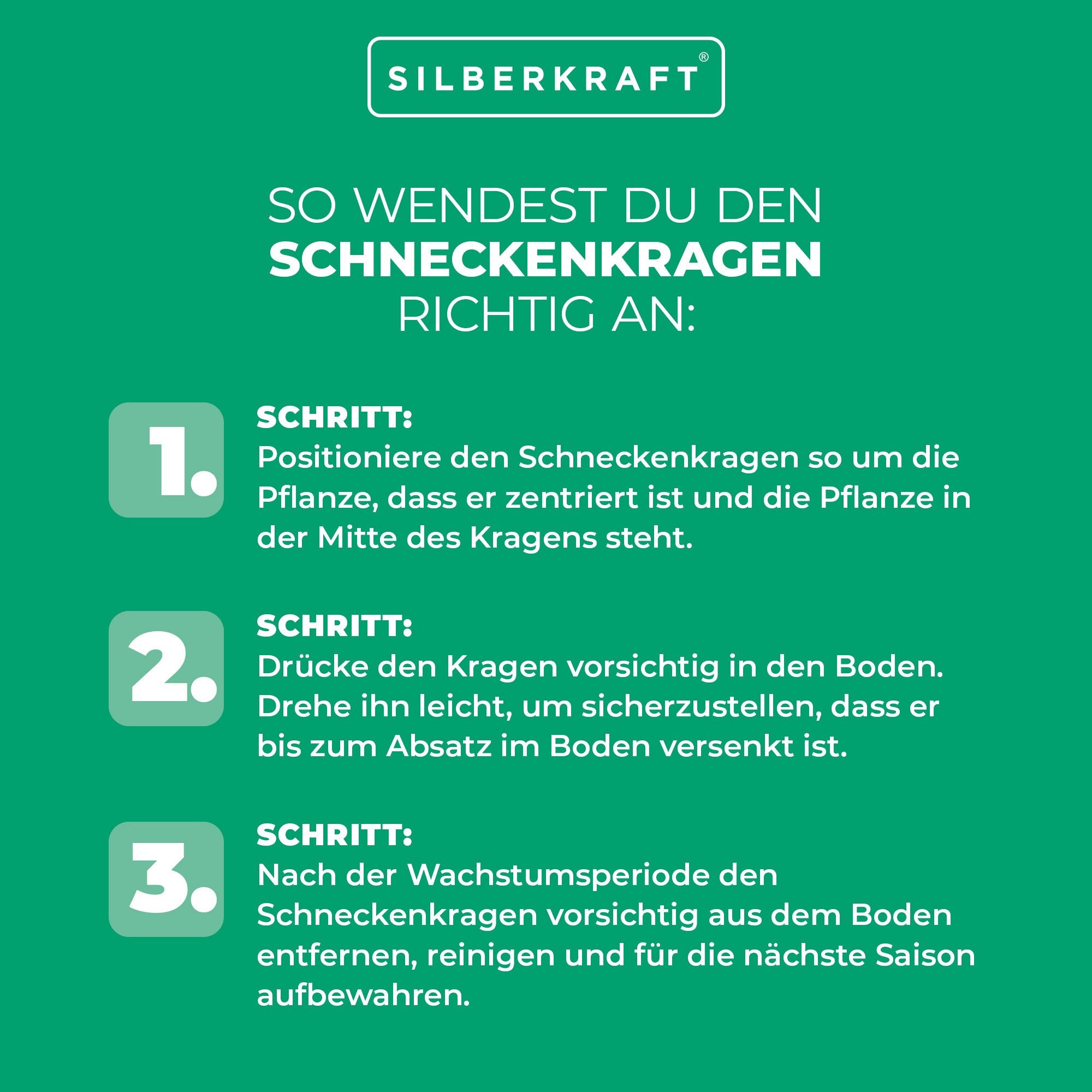 Schneckenkante Schneckenkragen: Effektiver Schutz gegen Schnecken und Würmer