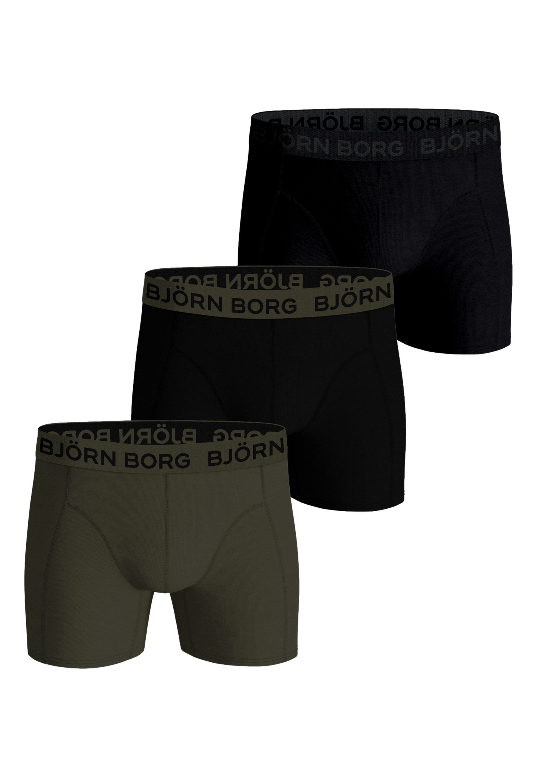 Björn Borg Boxershorts Boxershorts Unterhosen (3-St)