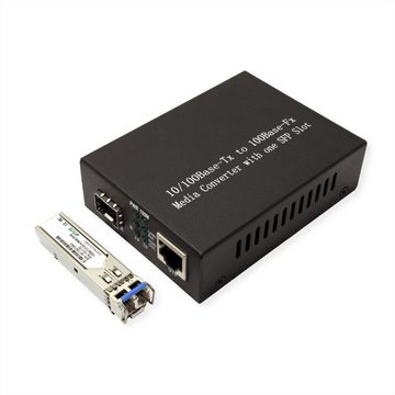 VALUE Fast Ethernet Konverter, RJ-45 - LC (inkl. Mini-GBIC) Netzwerk-Adapter