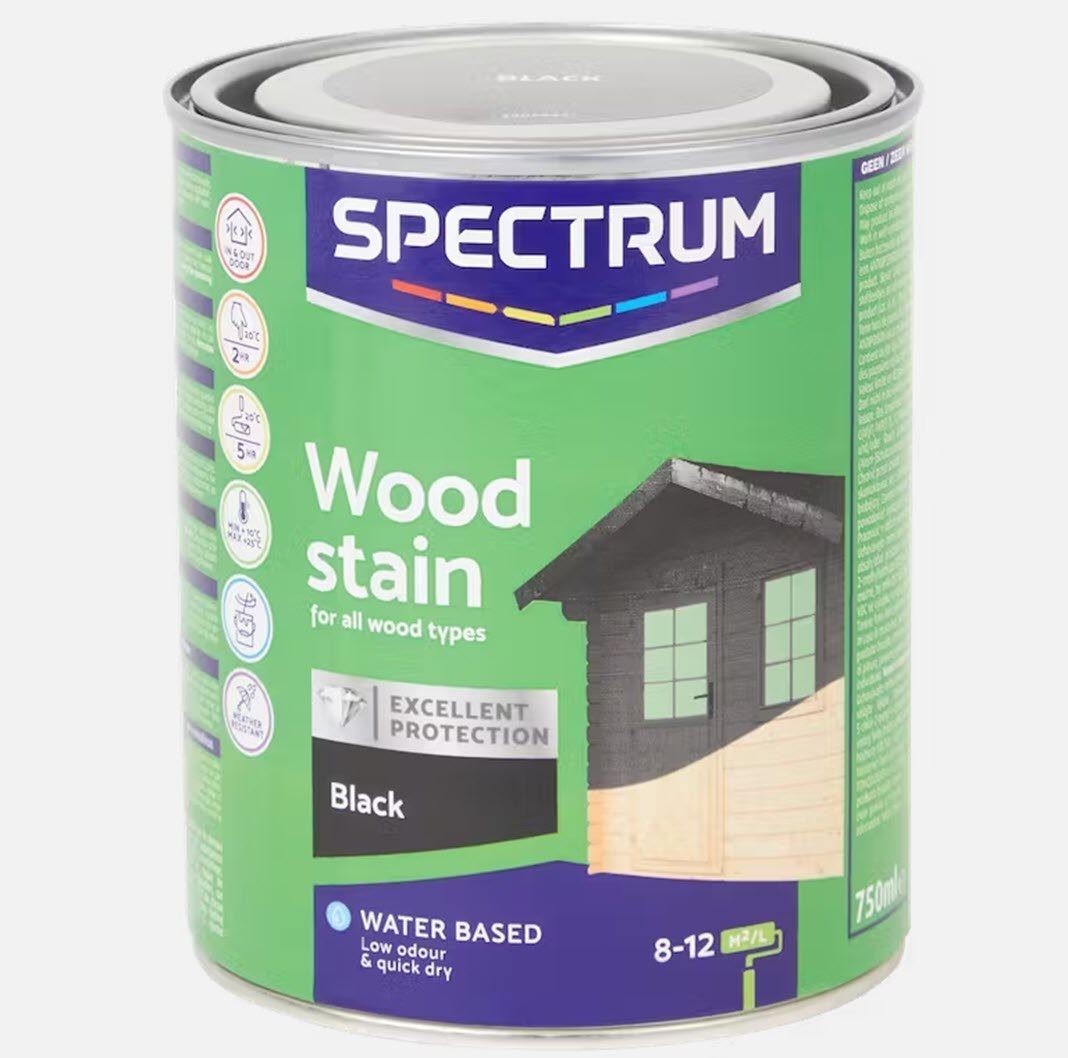 Spectrum Holzschutzlasur Deckende Beize Lasur 0,75 L