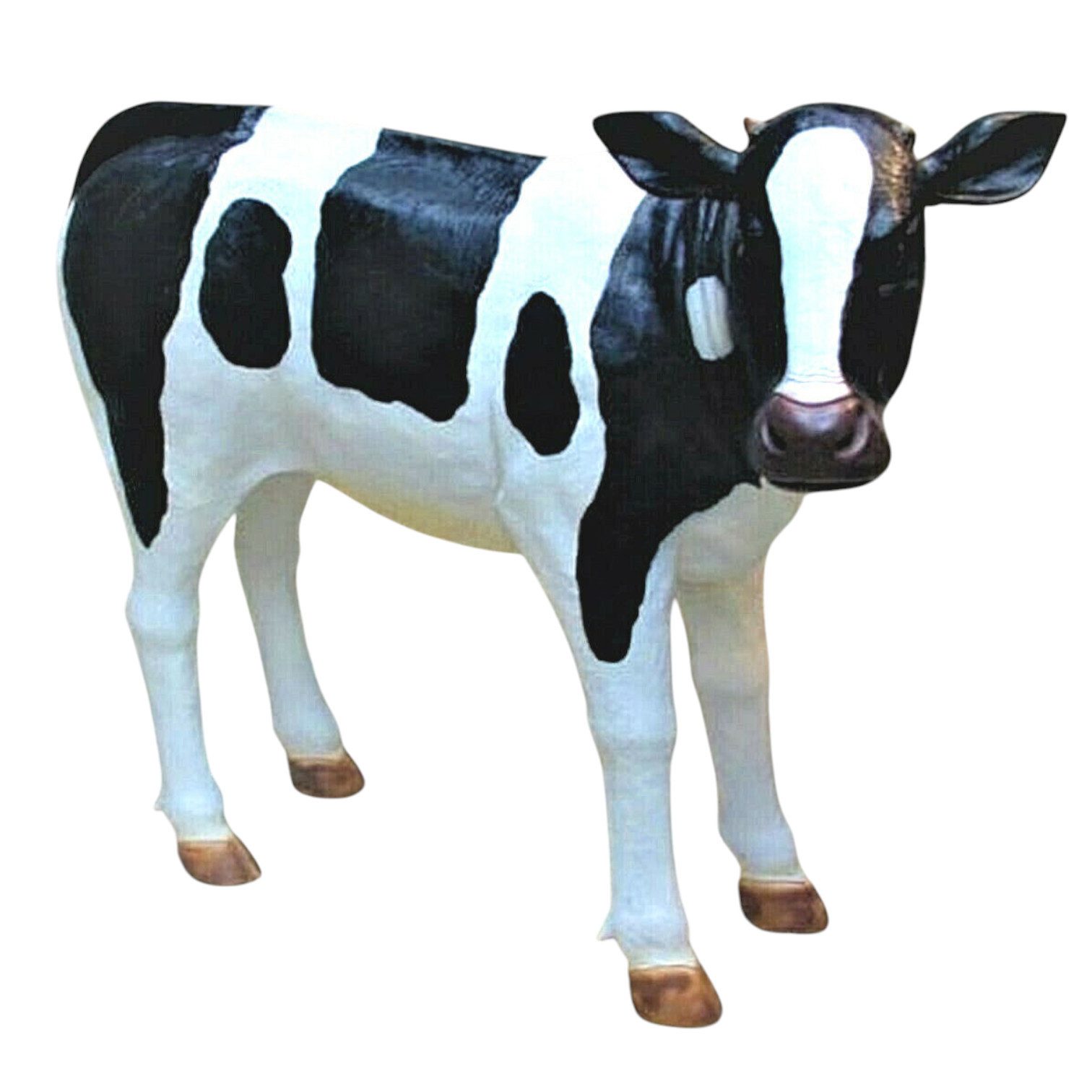 DEKO VERTRIEB BAYERN Gartenfigur XXL Kalb lebensgross Premium Gartendeko lebensecht