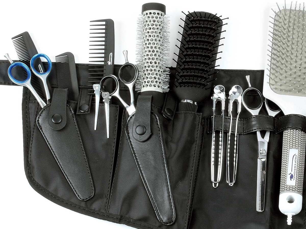 Friseurtasche, Gürtel Kosmetikkoffer Friseurwerkzeug 47x26 Kosmetex Craft Scherentasche cm