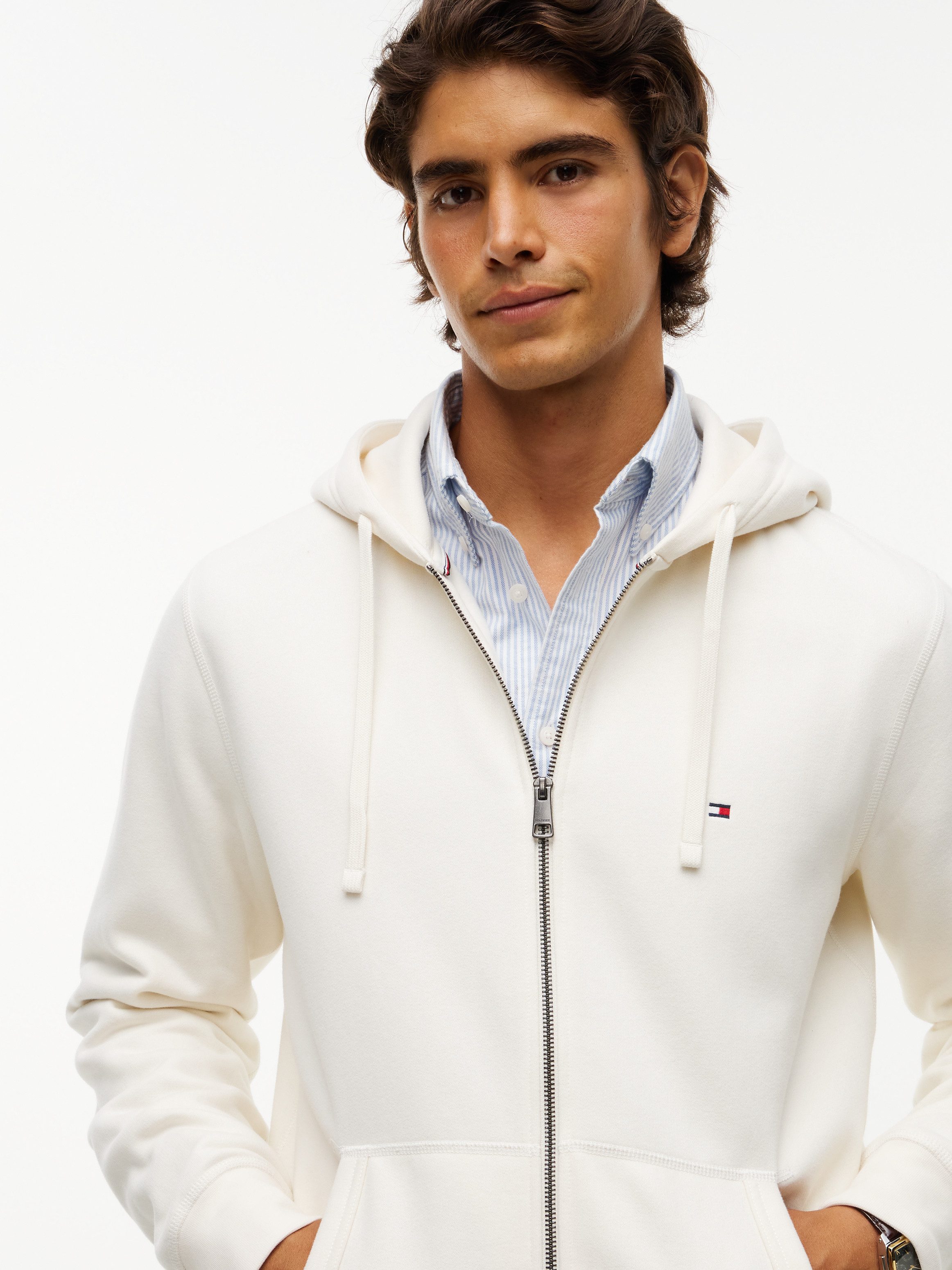Tommy Hilfiger Kapuzensweatjacke ESSENTIAL FLEECE HOODED REGULAR