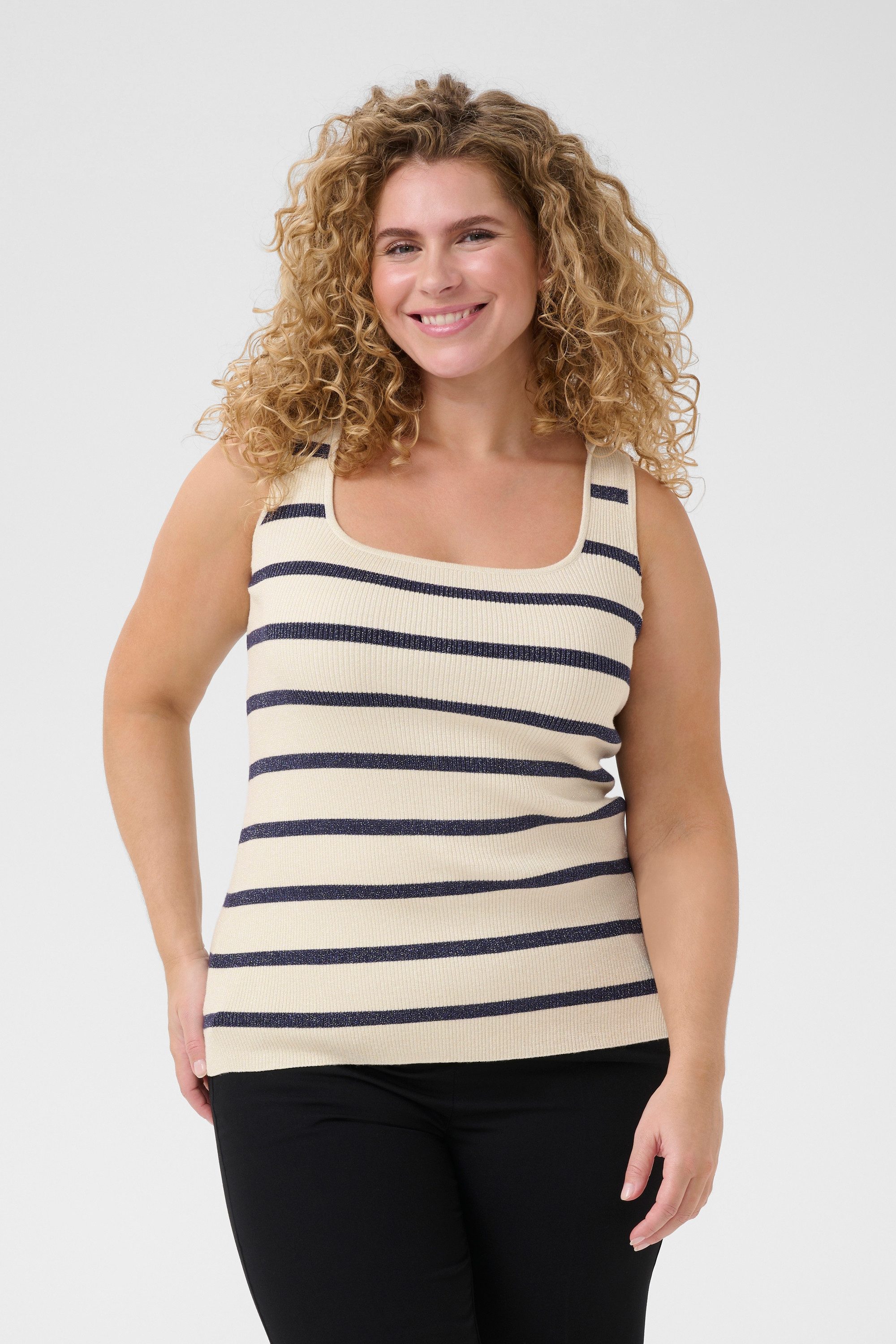 KAFFE Curve Strickpullover Strickpullover KCmorina Große Größen