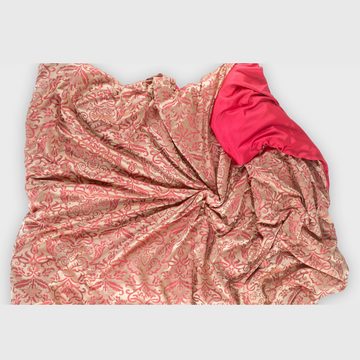 Bettbezug Seidenjacquard-Bettbezug aus Maulbeerseide, Gold Mystery & Red, orignee, 100% Seide hypoallergen und schlaffördernd