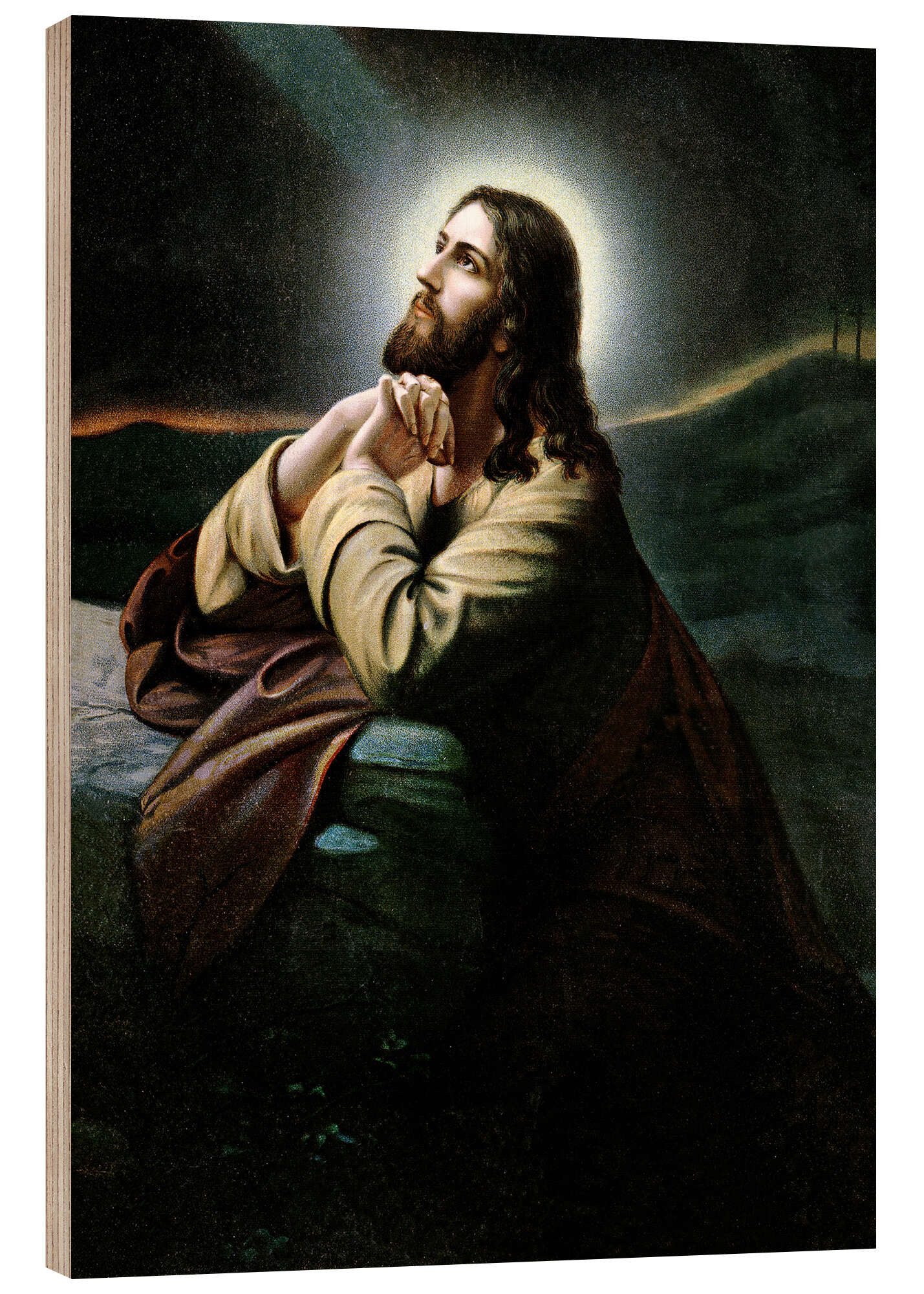 Posterlounge Holzbild ARTOTHEK, Christus am Ölberg, günstig online kaufen