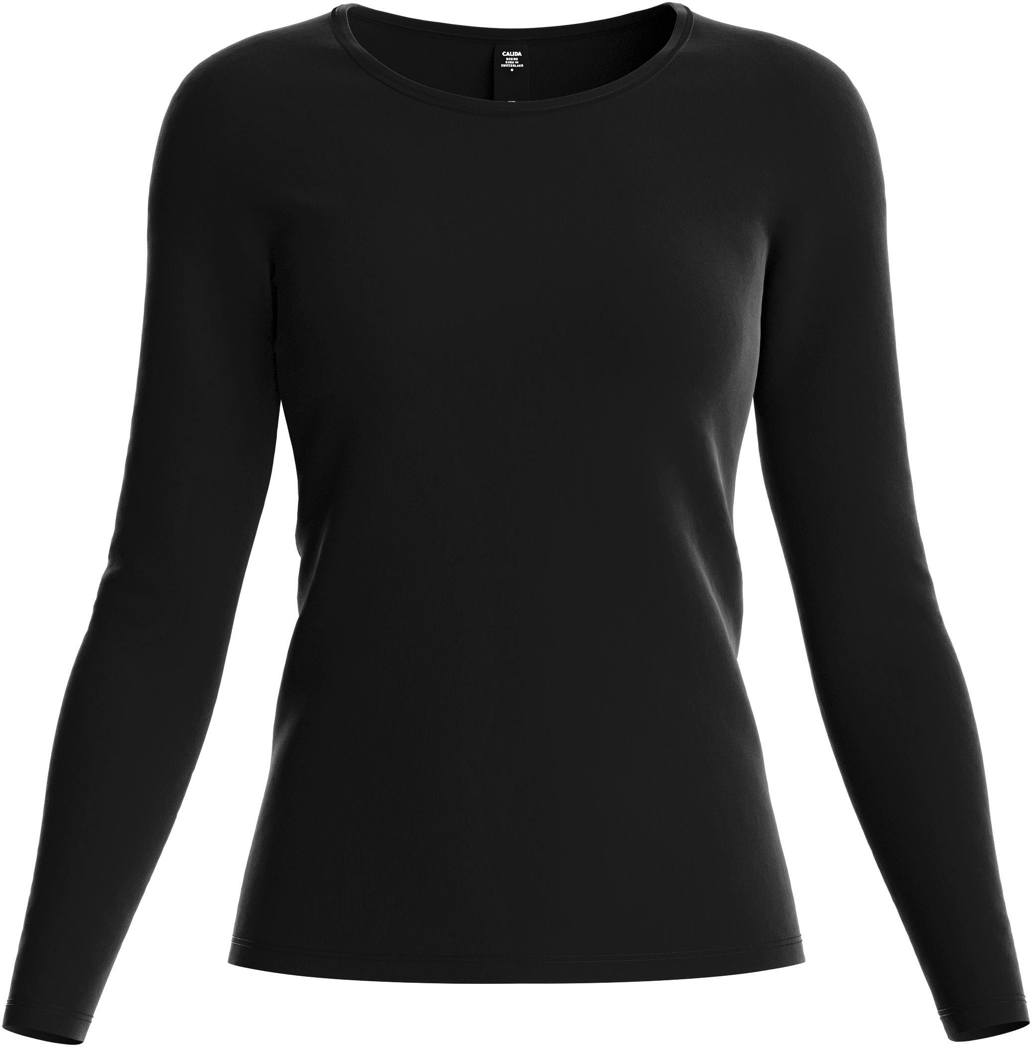 CALIDA Langarmshirt Natural Comfort elastisch, weich, langärmelig, Rundhals günstig online kaufen