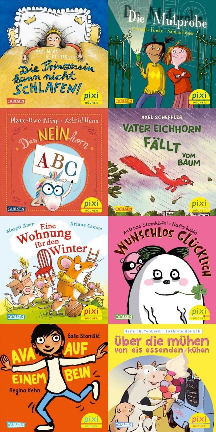 Pixi-8er-Set 295: Beliebte Autor*innen gratulieren Pixi (8x1 Exemplar) / diverse