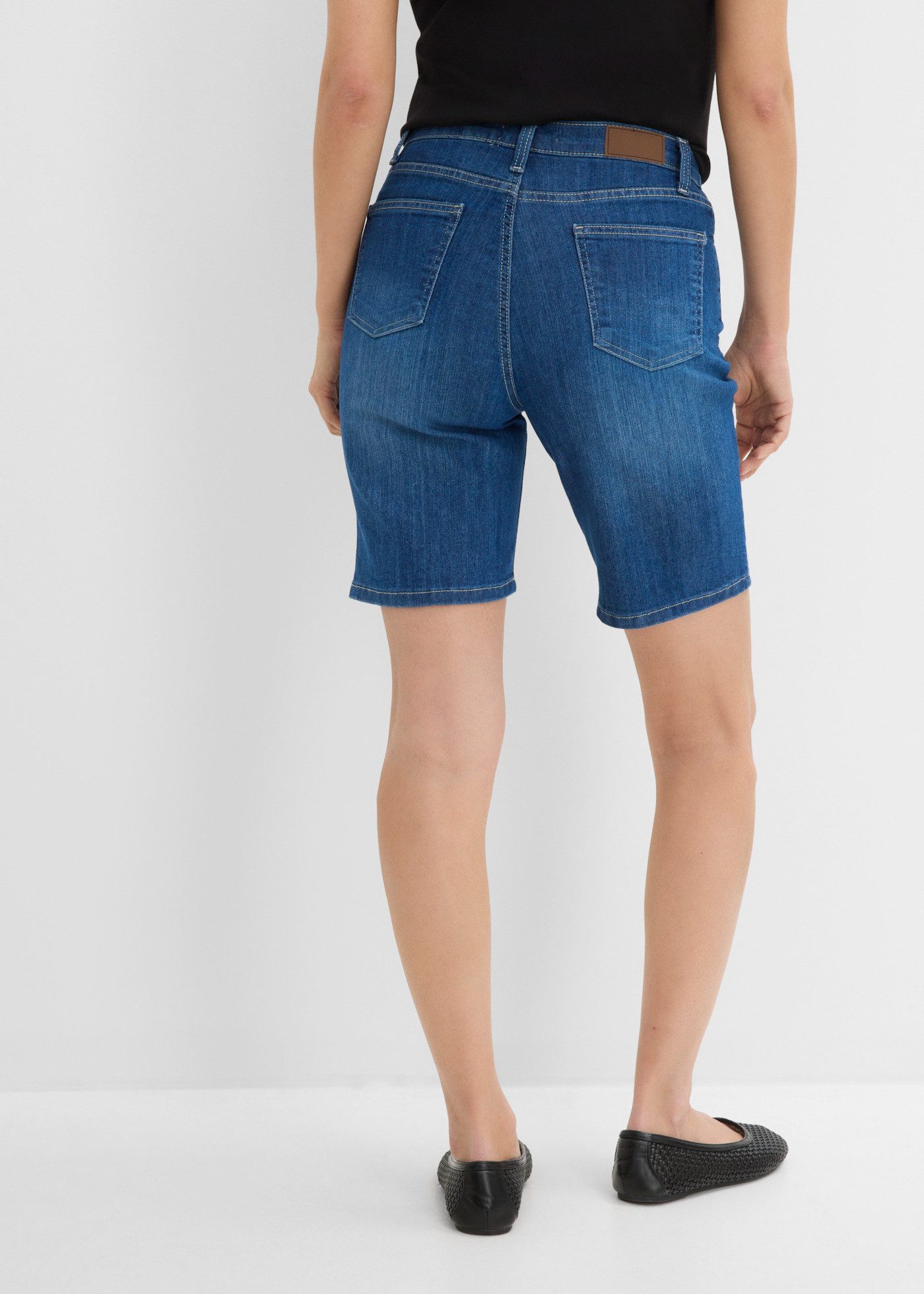 bonprix Bermudas regular fit Passform, aus Baumwolle, Polyester und Elasthan