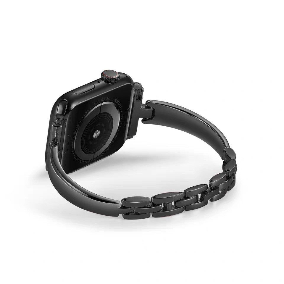 MOPUEA Smartwatch-Armband Armbänder für Apple Watch 38/40/41/42mm, T-förmiges Metallband, verstellbares Armband aus Stahllegierung – Bild 3 von 3