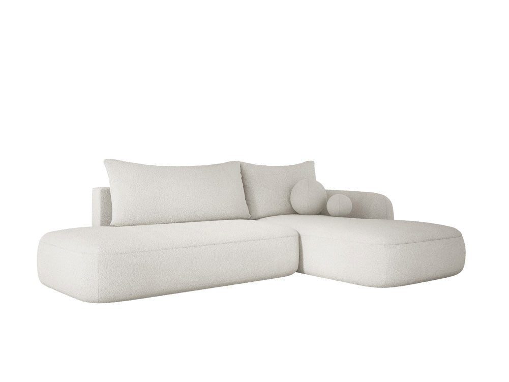 Luxusbetten24 Schlafsofa Designer Sofa Babu Bouclé, mit Stauraum und Schlaf günstig online kaufen