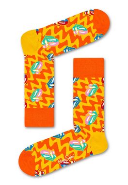 Happy Socks Freizeitsocken Happy Socks ROLLING STONES 6PACK GIFT BOX XRLS103300 Mehrfarbig