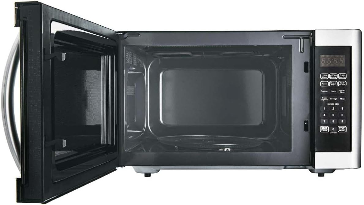 Smad Mikrowelle Großvolumiger, multifunktionaler Mikrowellenofen mit 11 Leistungsstufen und 6 Kochprogrammen., Grill, 42 l, 1100 W Mikrowellenleistung + 1400 W Grillleistung