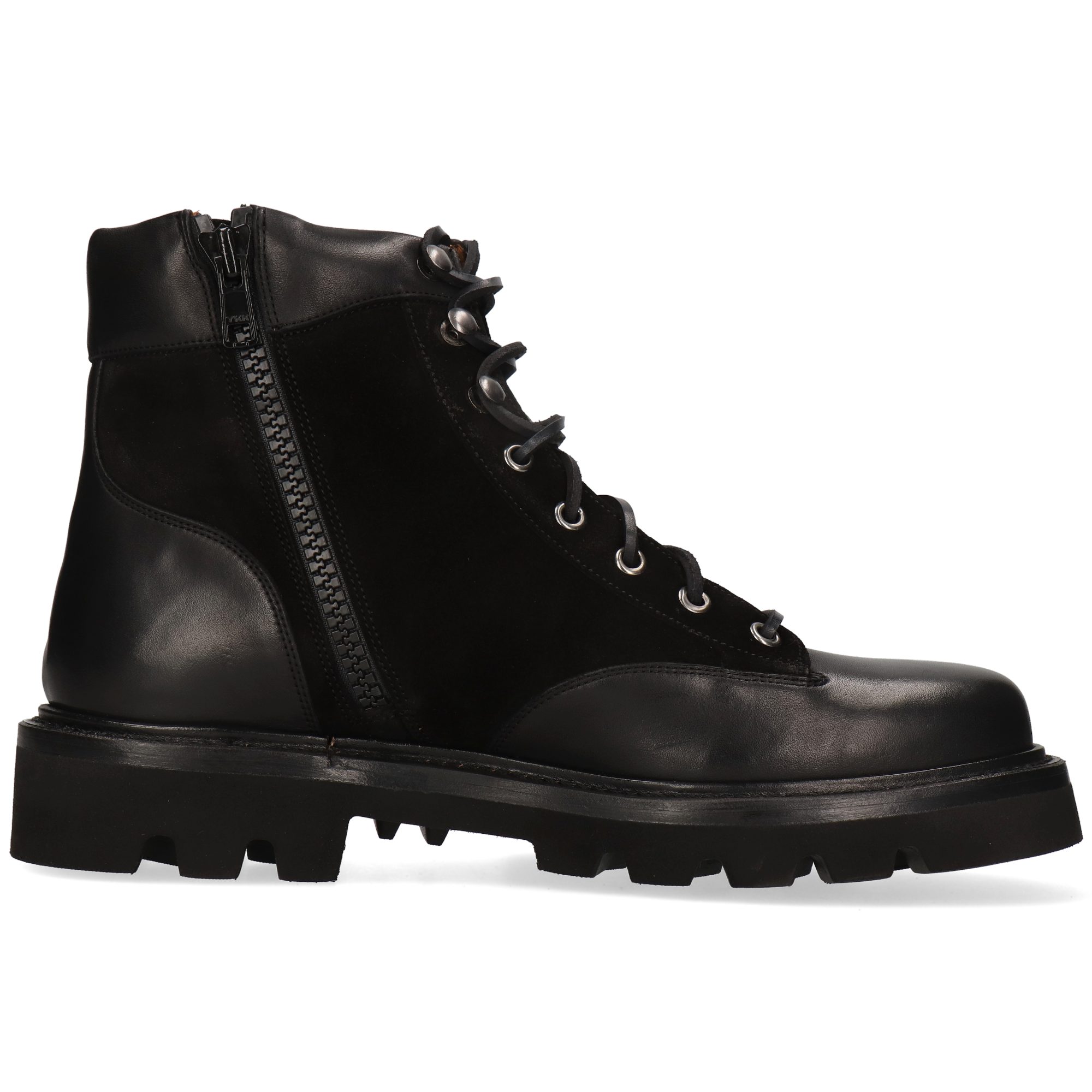 Melvin & Hamilton Maverick 1 Leder-Schnürstiefeletten für Herren Stiefelette Plateausohlen, Echtes Leder