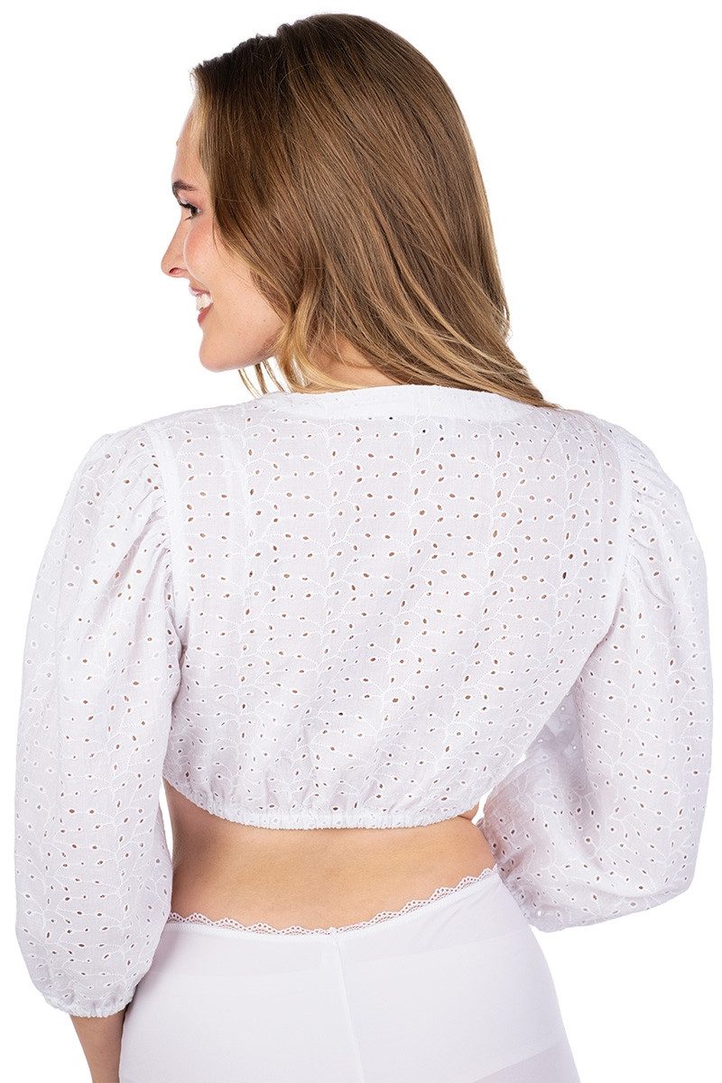 MarJo Dirndlbluse Dirndlbluse - WALLGAU - weiß günstig online kaufen