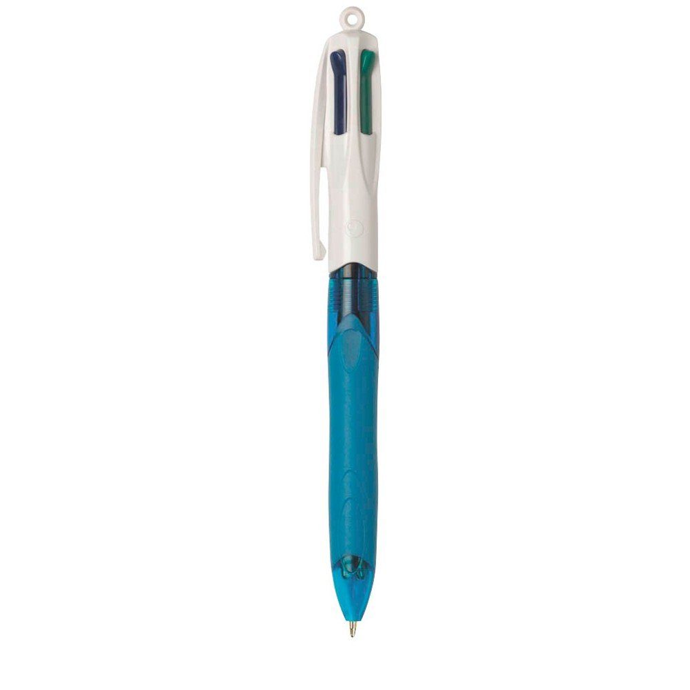 BIC Kugelschreibermine 4-Farben-Kugelschreiber 4 Colours GRIP Medium blau Schreibfarbe farbso