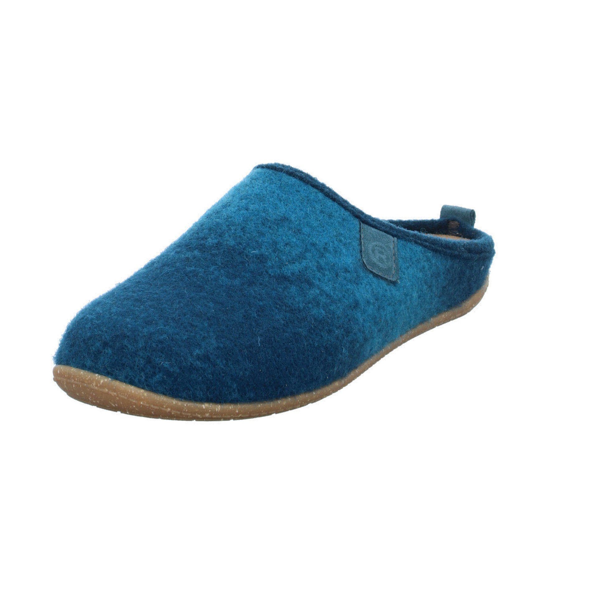 Slipper Hausschuh Hausschuhe kobalt Rohde Textil Hausschuh Damen