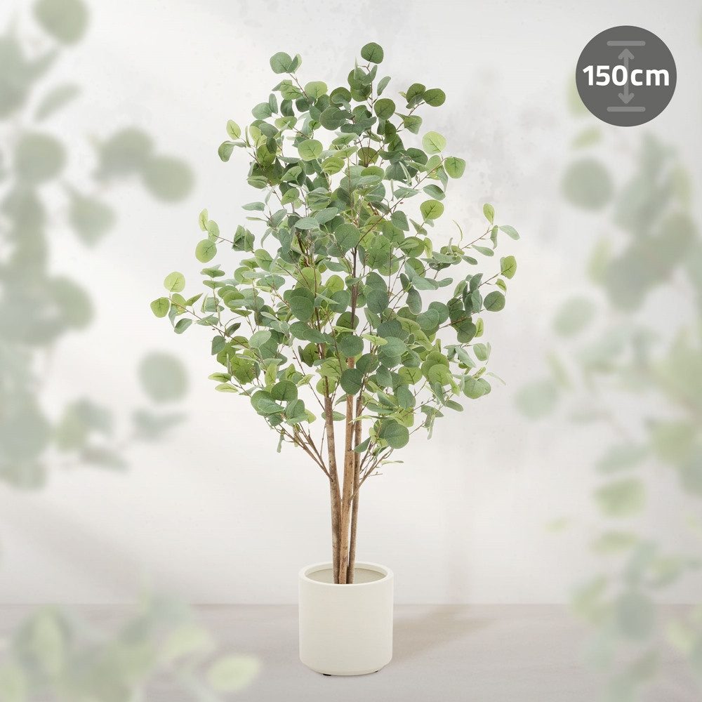 Kunstpflanze Künstliche Pflanze für Wohnräume & Garten dekorative Zimmerpfl günstig online kaufen