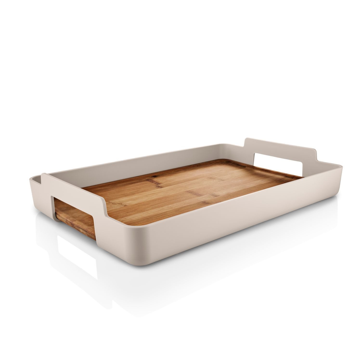 Eva Solo Tablett Nordic Kitchen Rechteckig Sand, Bambusholz, Kunststoff