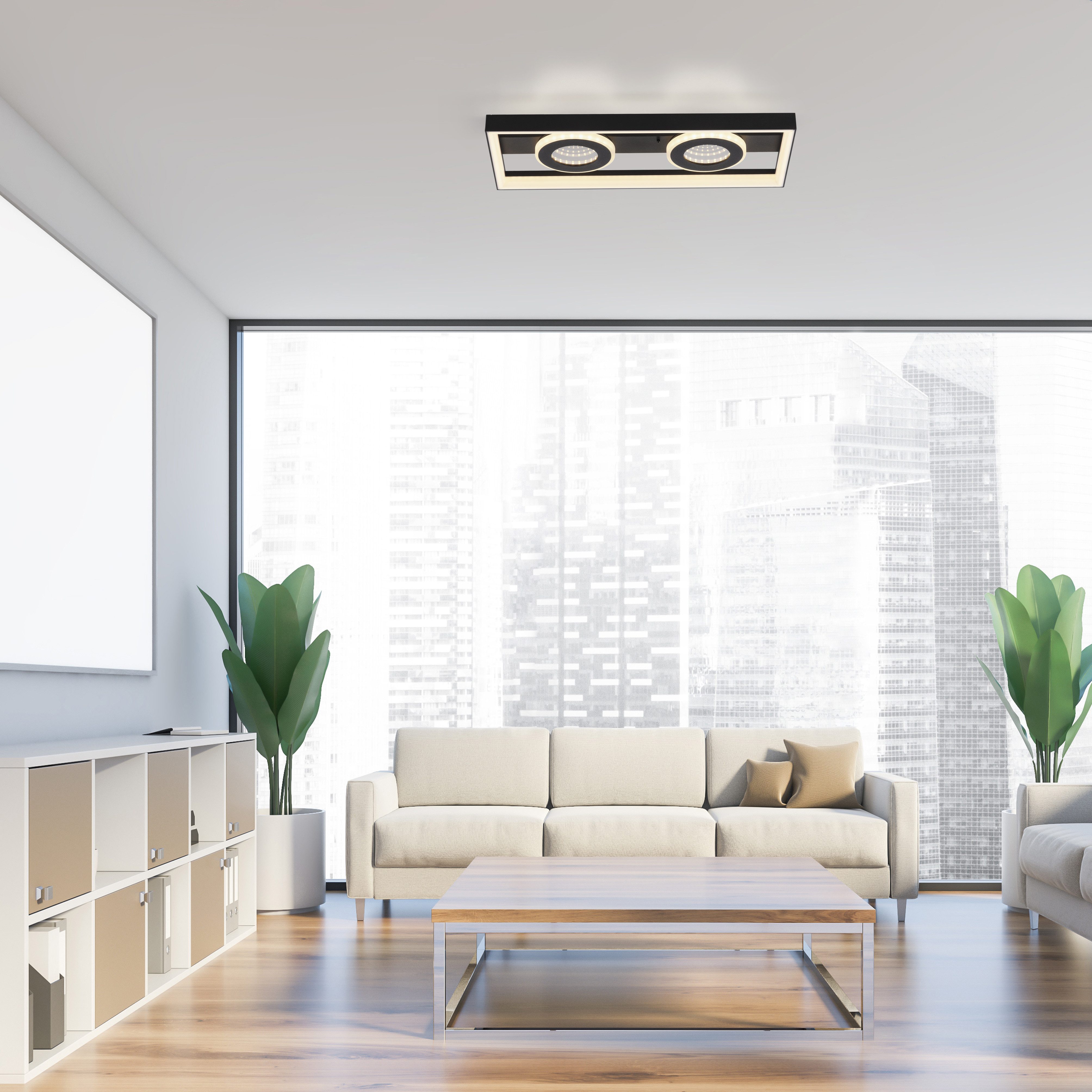 Paul Neuhaus Deckenleuchte TRAFORO, dimmbar über günstig online kaufen