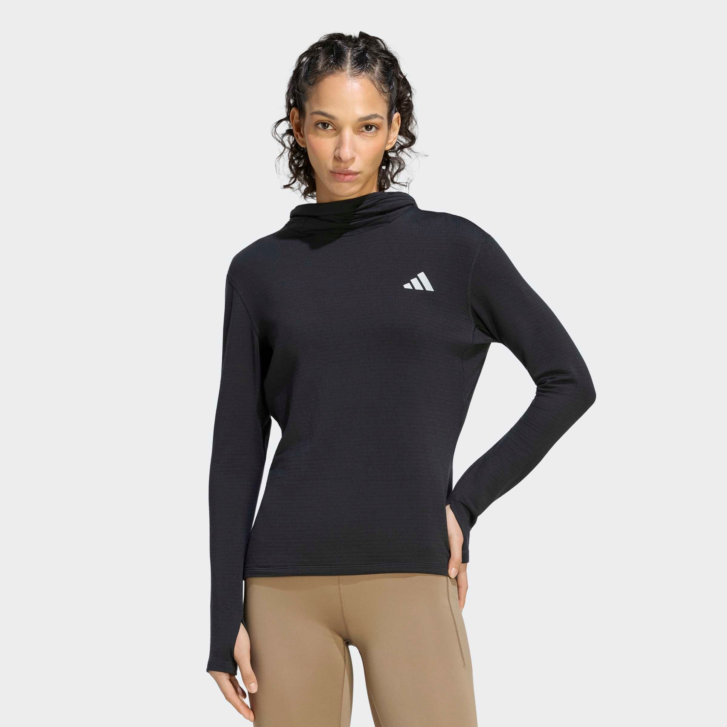 adidas Performance Kapuzensweatshirt ADI365 RUNNING ESSENTIALS WINTERISED, LANGÄRMLIG, KAPUZE