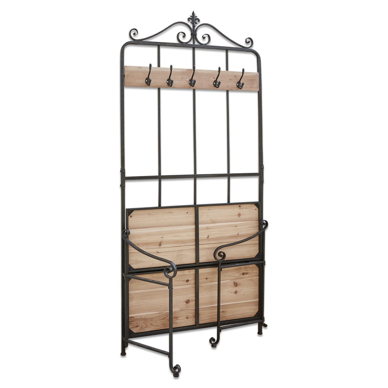 Mirabeau Kleiderständer Garderobe Sussy schwarz/braun