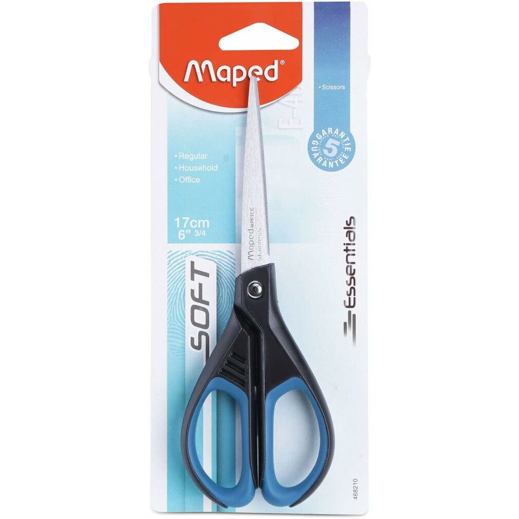 MAPED Papierscheren Essentials Weiche Schere 17cm
