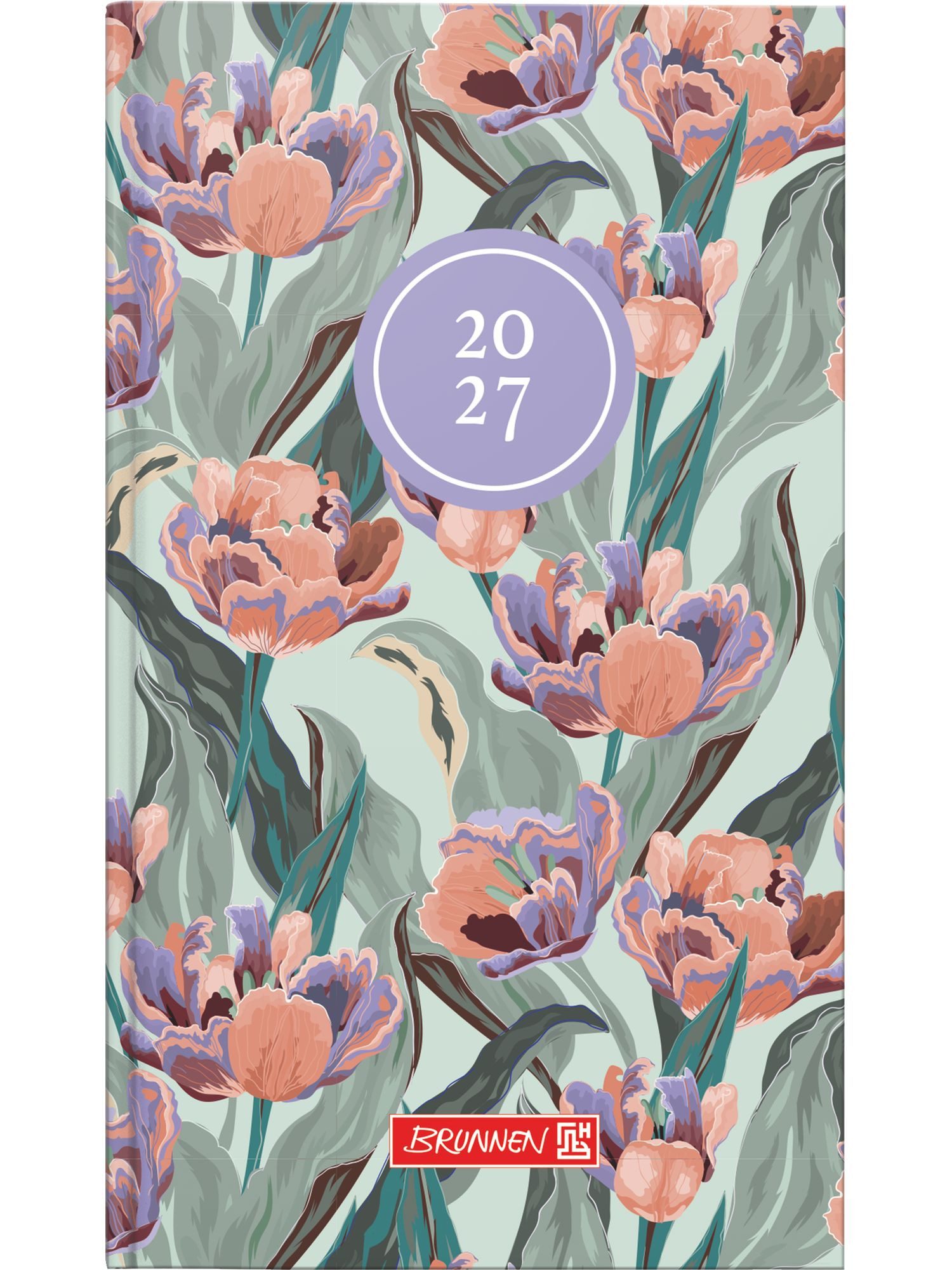 Taschenkalender Taschenkalender 2027 Botanical A6 Wochenplaner bunt