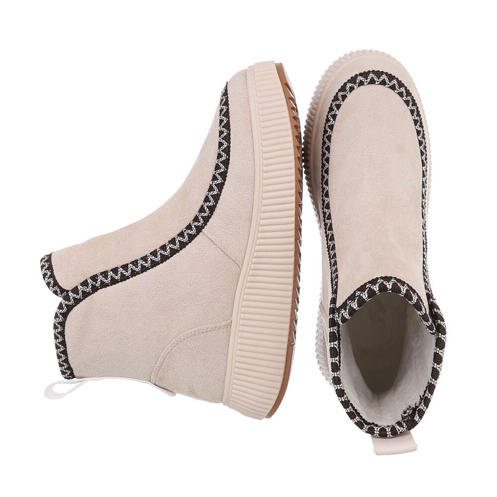 Ital-Design Damen Freizeit Plateaustiefelette (87214687) Flach Plateaustief günstig online kaufen
