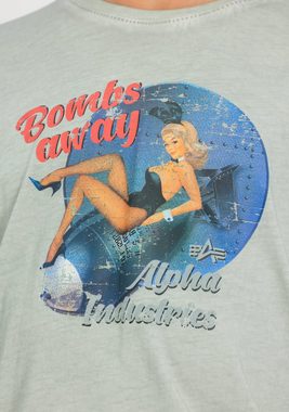 Alpha Industries T-Shirt ALPHA INDUSTRIES Men - T-Shirts Nose Art T-Shirt