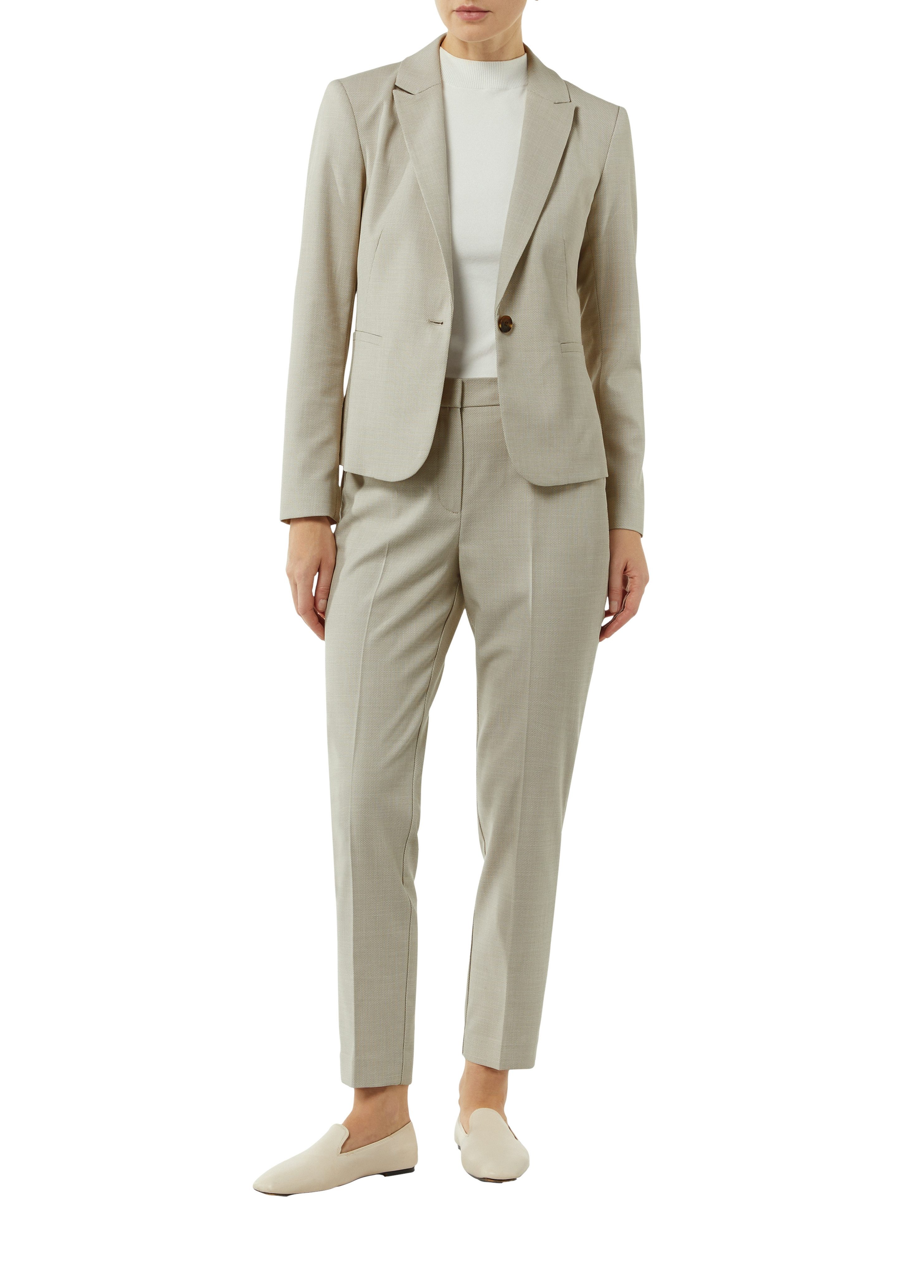 comma Longblazer mit V - Ausschnitt günstig online kaufen