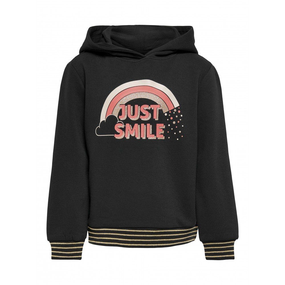 ONLY Sweatshirt Black/JUST SMIL