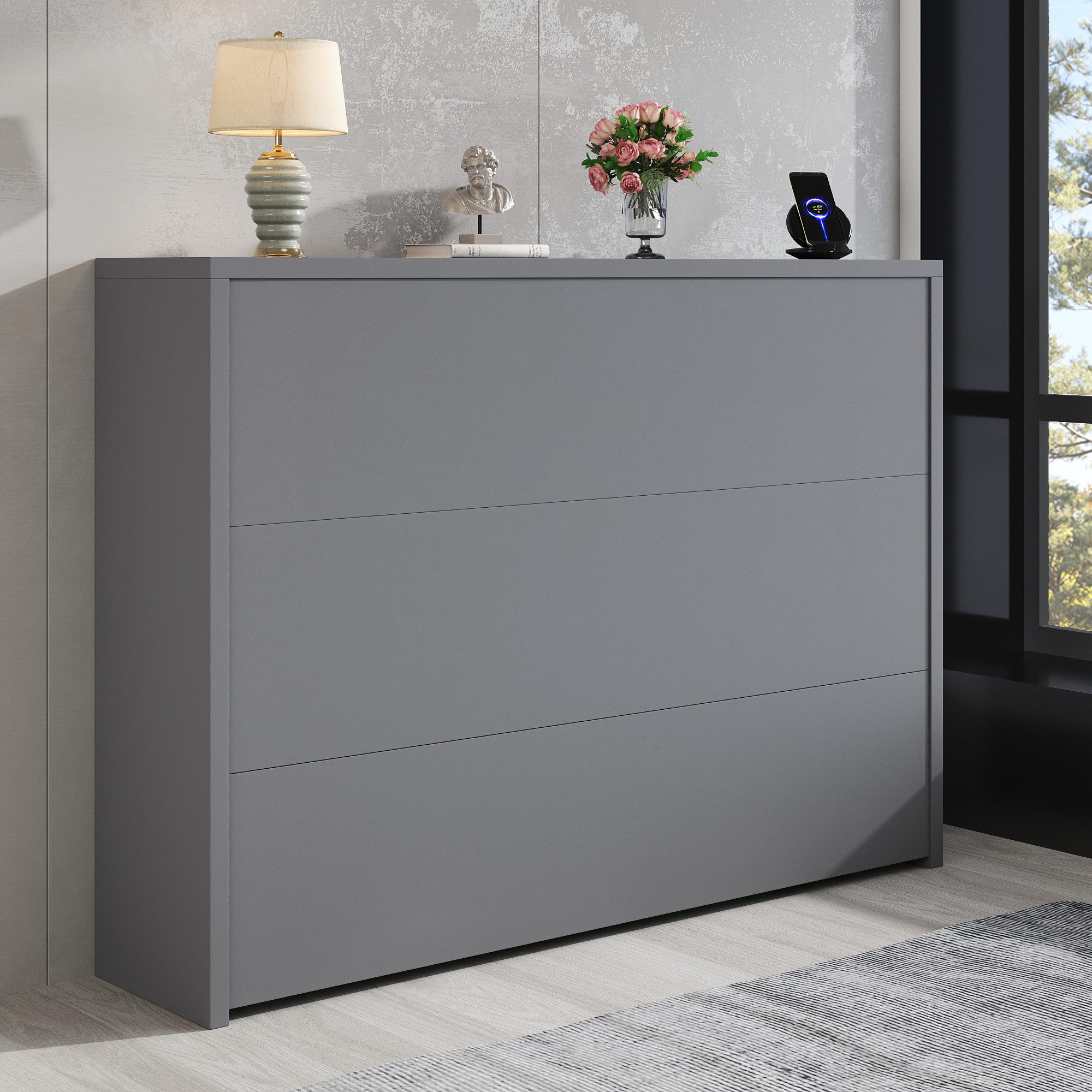 Odikalo Schreibtisch Eckschreibtisch mit Regal, Sideboard günstig online kaufen