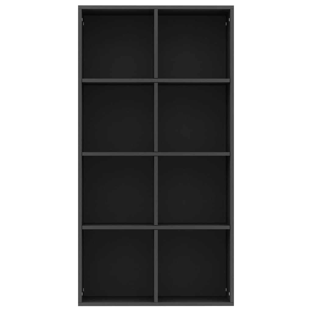 Schwarz Bücherregal/Sideboard furnicato 66×30×130 Holzwerkstoff cm Bücherregal