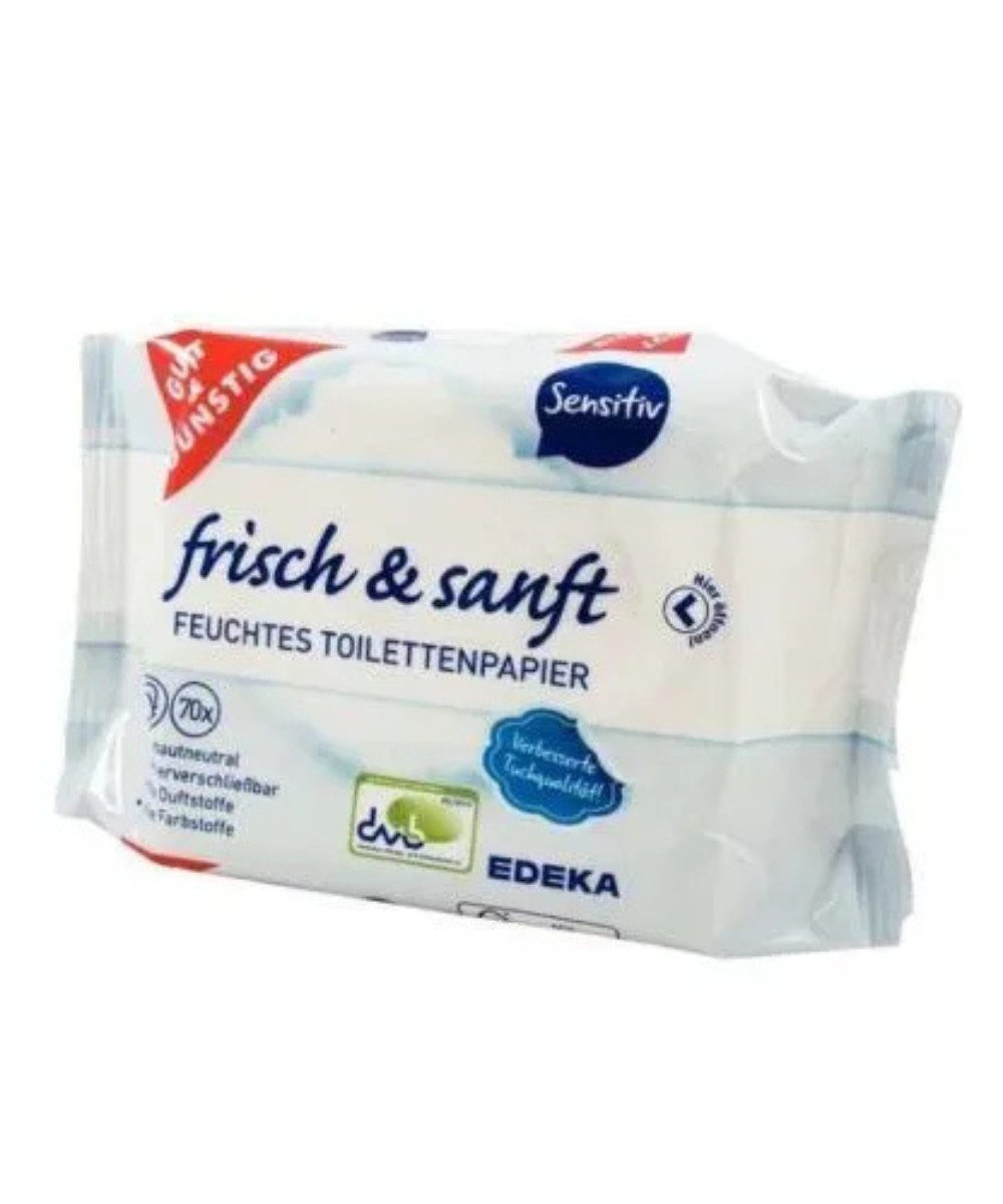 Edeka zuhause Toilettenpapier Wilhelm Klein feuchtes Toilettenpapier Nachfüllpack (packung 1-St. Toilettenpapier)