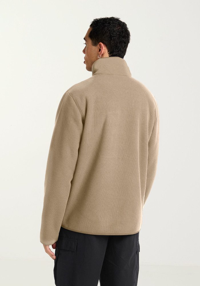 Jack Wolfskin Fleecejacke LAKE RIDGE JKT M mit hochschließendem Kragen, winddicht, atmungsaktiv – Bild 2 von 5