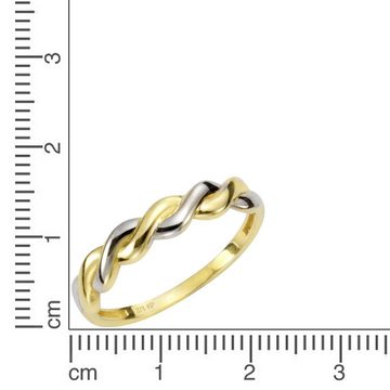 Fascination by Ellen K. Fingerring 375 Gelbgold bicolor