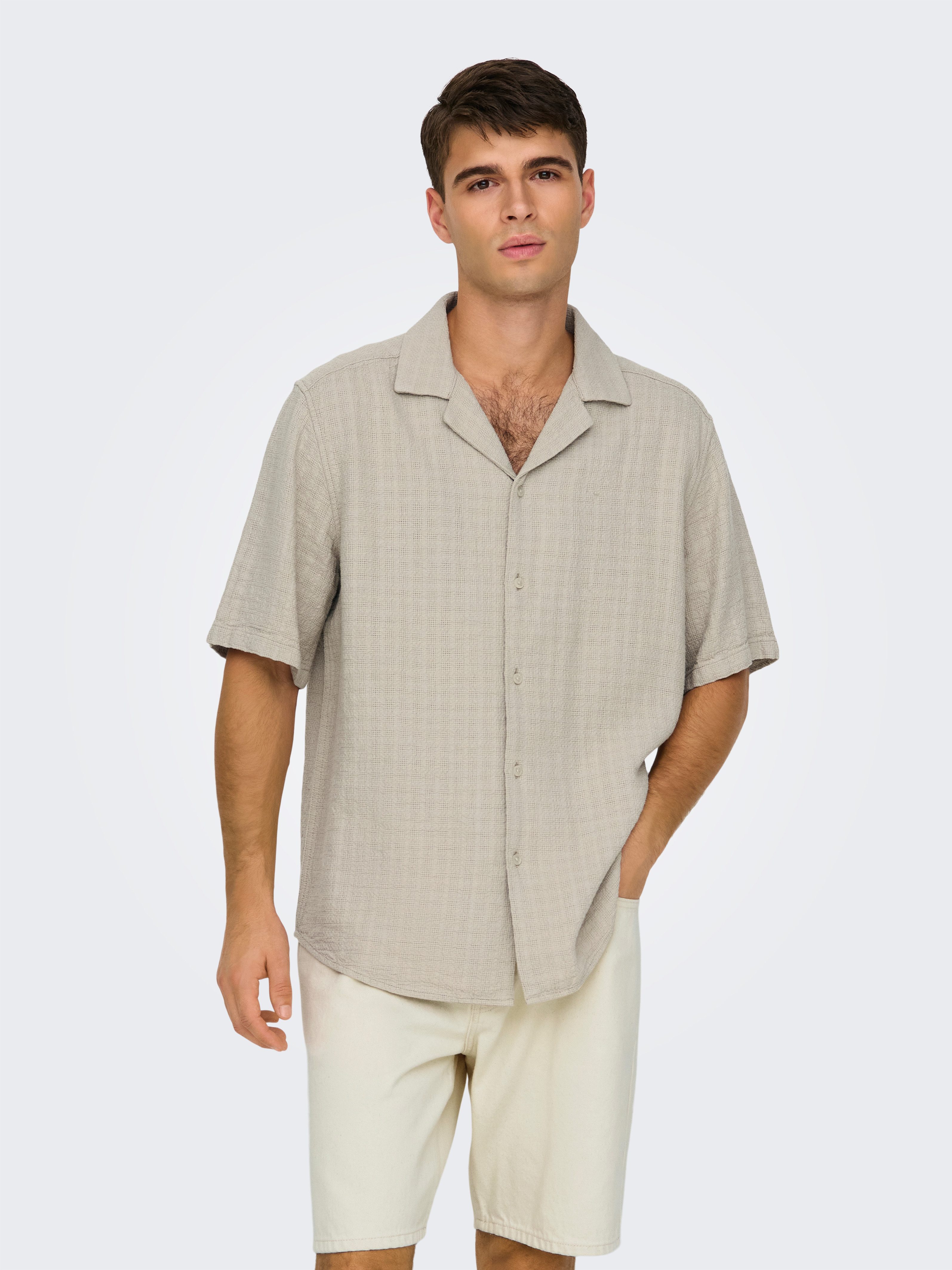 ONLY & SONS Kurzarmhemd ONSLATHAM RLXSS günstig online kaufen