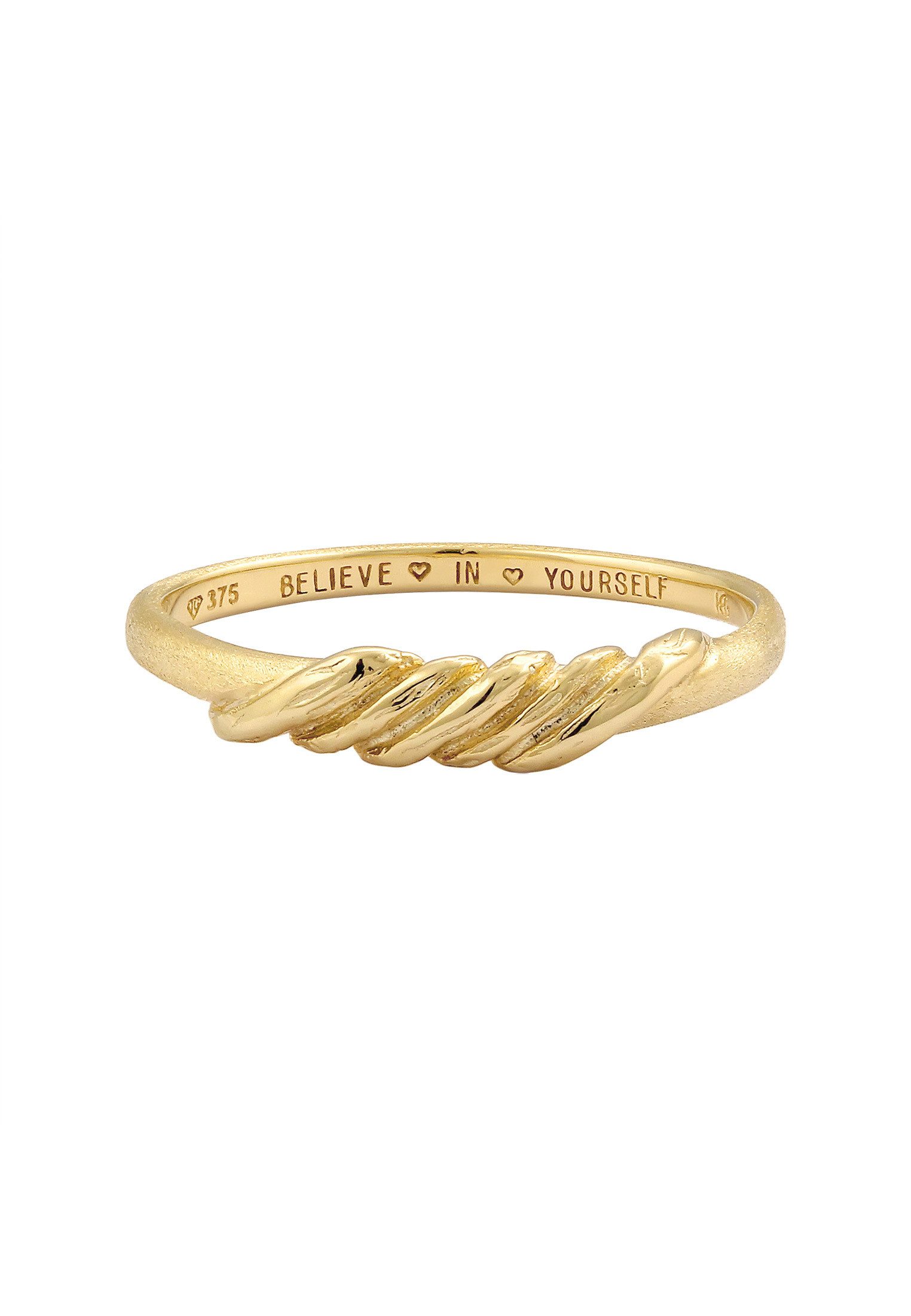 HAZE & GLORY Fingerring Welle 375 Gelbgold - Wave günstig online kaufen