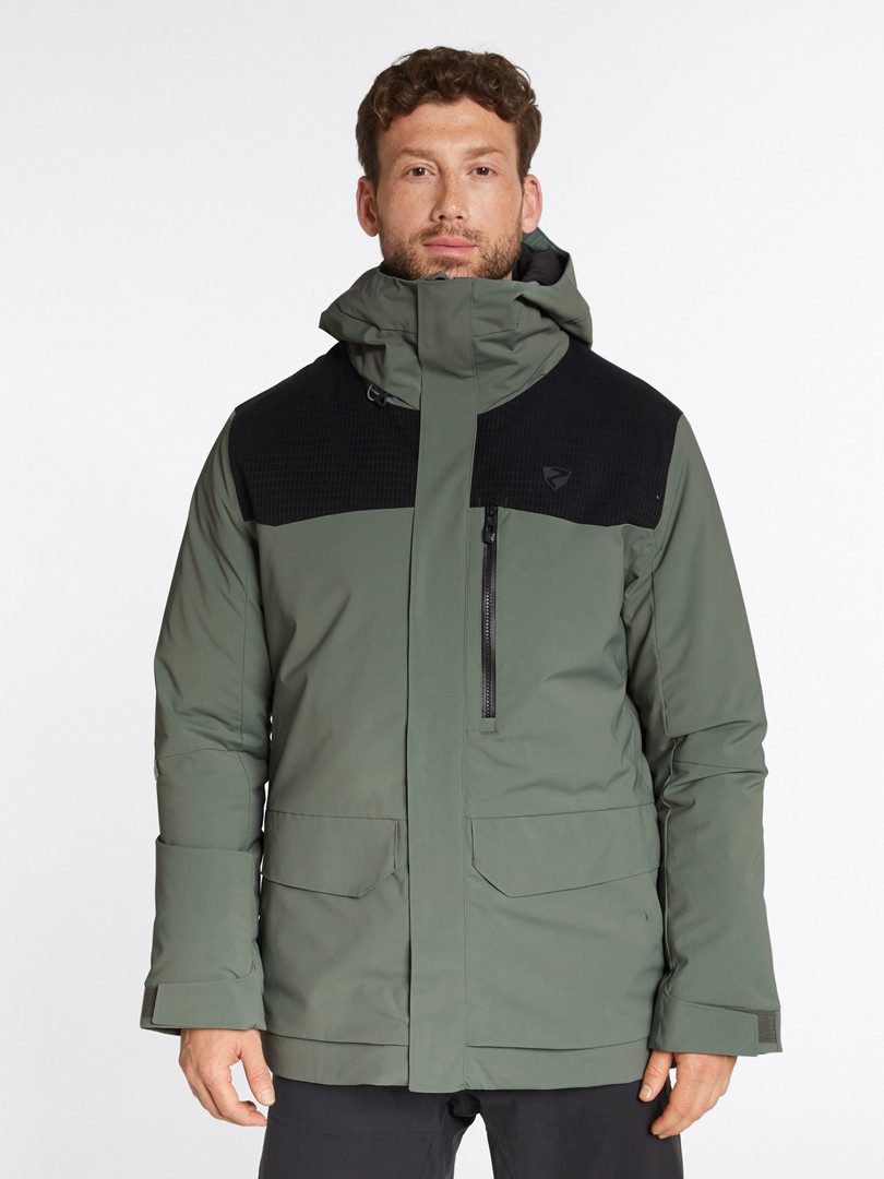 Ziener 3-in-1-Funktionsjacke ZIENER TRAVER Jacke green mud