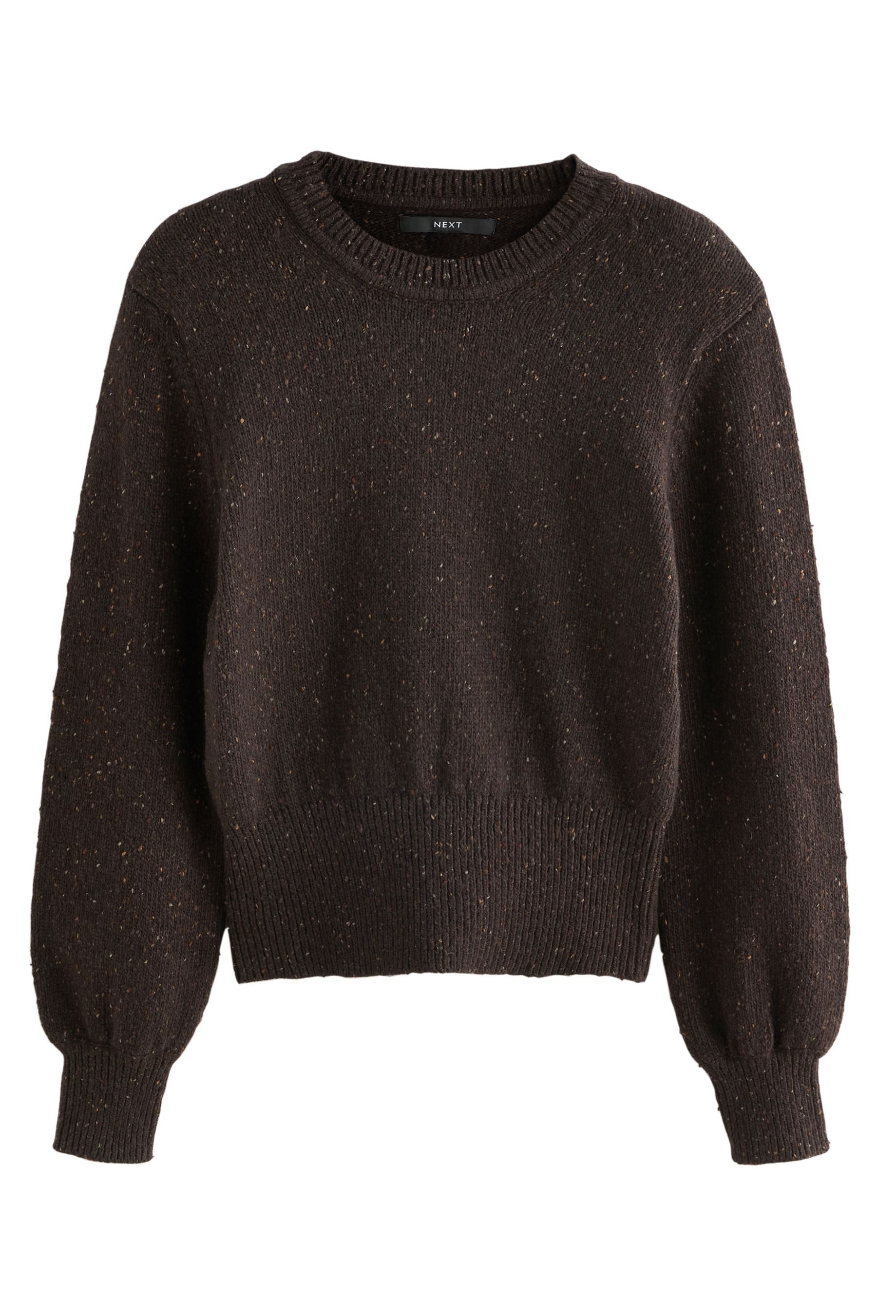 Strickpullover Taillierter Pullover mit Schulterpolstern