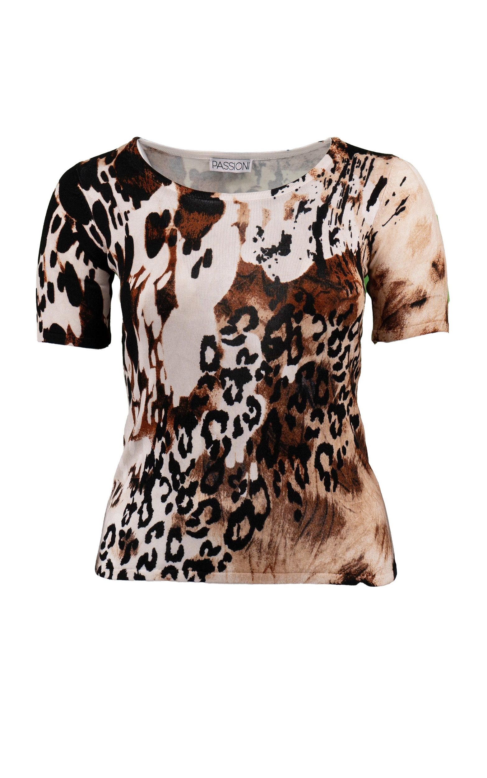 Passioni 2-in-1-Strickjacke Twinset mit mixed Animalprint – Bild 5 von 5