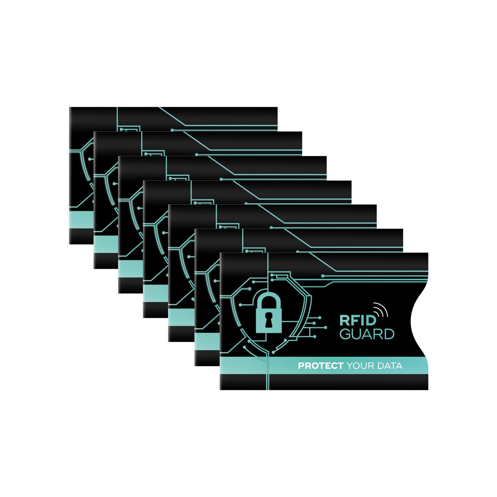 Tec-Expert Geldbörse RFID GUARD 7x NFC Scan Blocker Schutz Hülle Set Karte günstig online kaufen