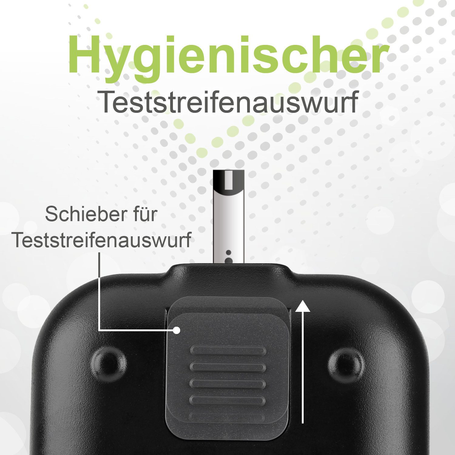 ADIA Blutzuckermessgerät adia Blutzuckermessgerät Set inkl. 10 Teststreifen, mg/dl