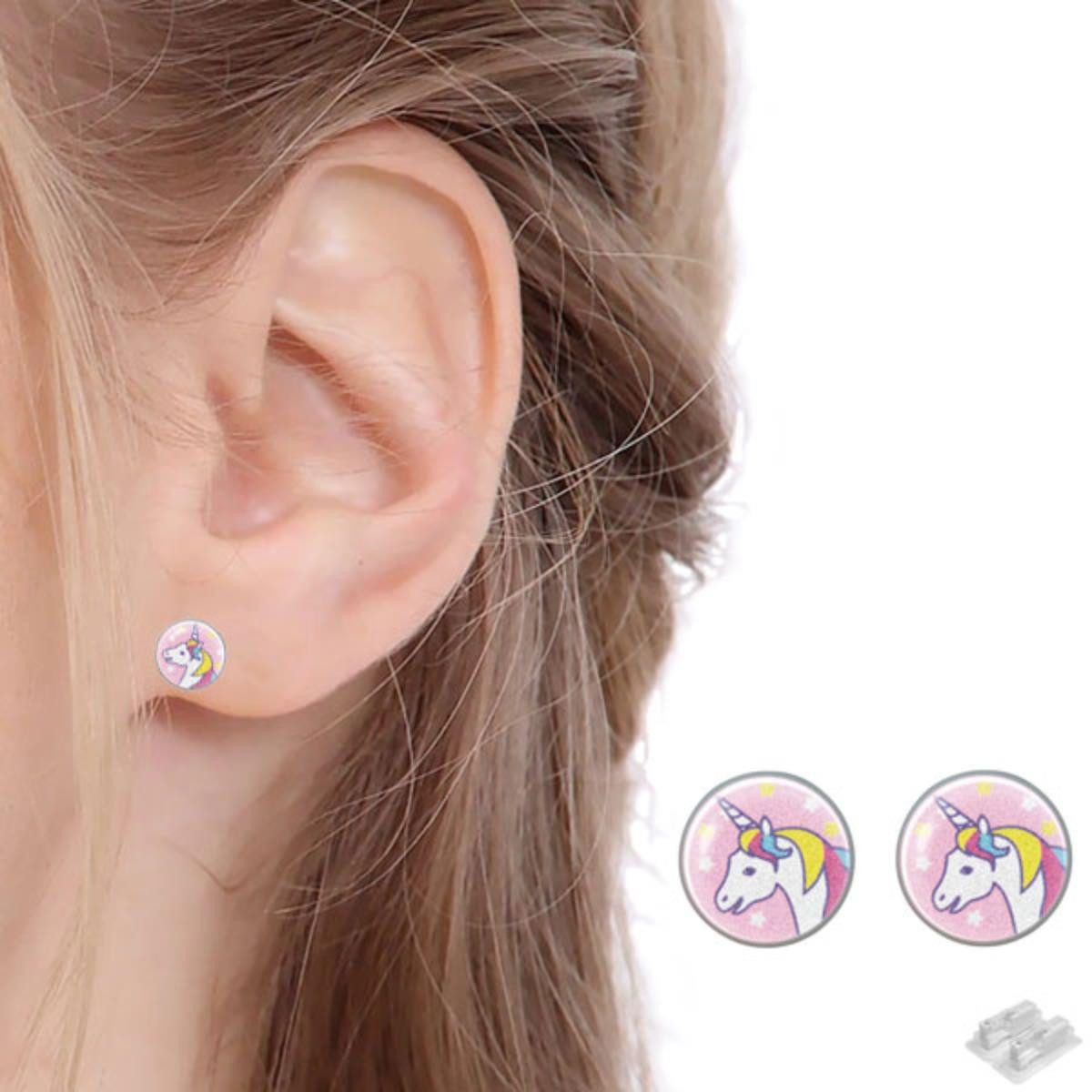 Studex Paar Ohrstecker Medizinische Ohrstecker / Erstohrstecker Studex „Einhorn“